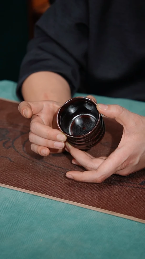 【闪购商品】51-5玄丝竹节杯（浩然堂）