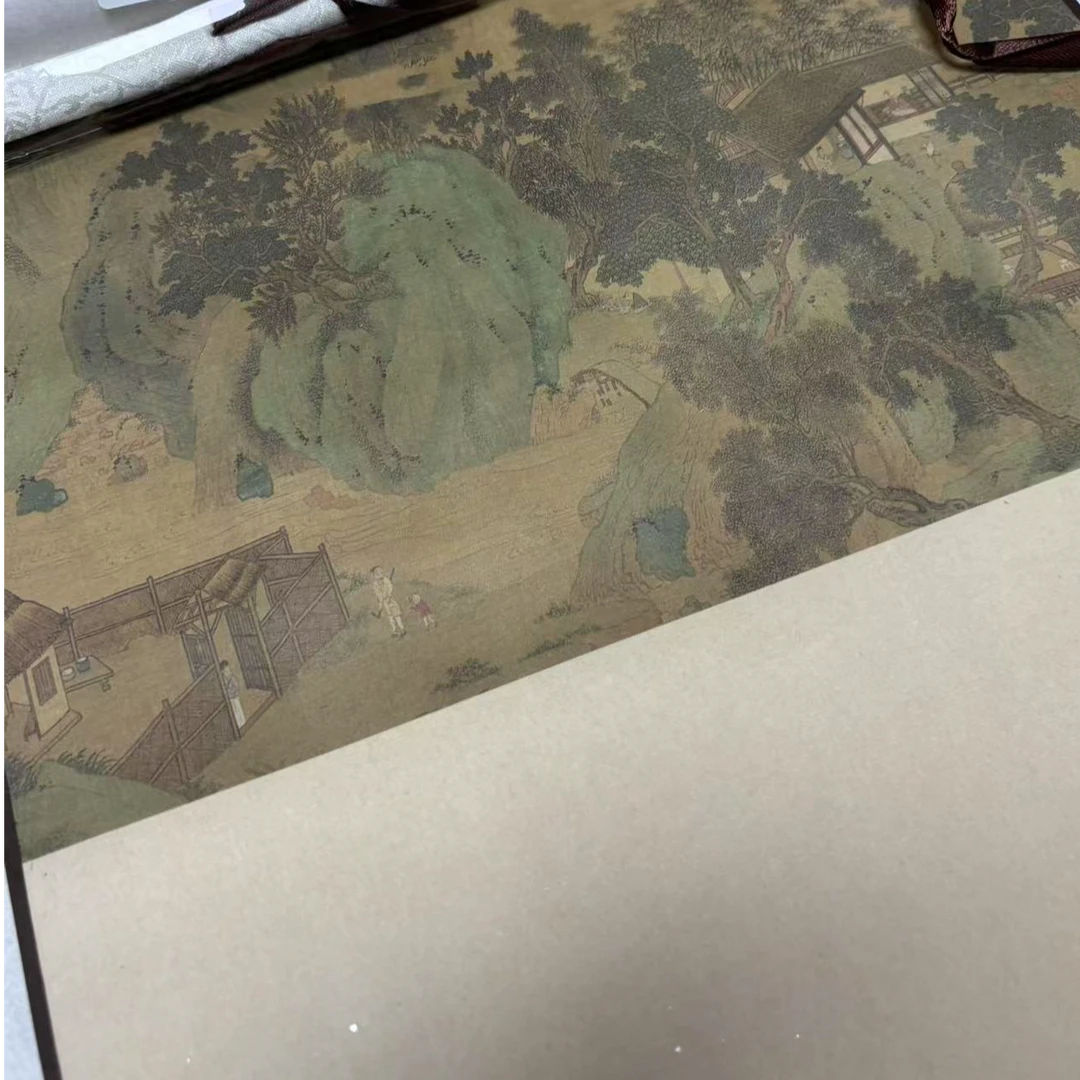 【直播福利】30*145 作品级创作挂轴4卷 名画节选图案
