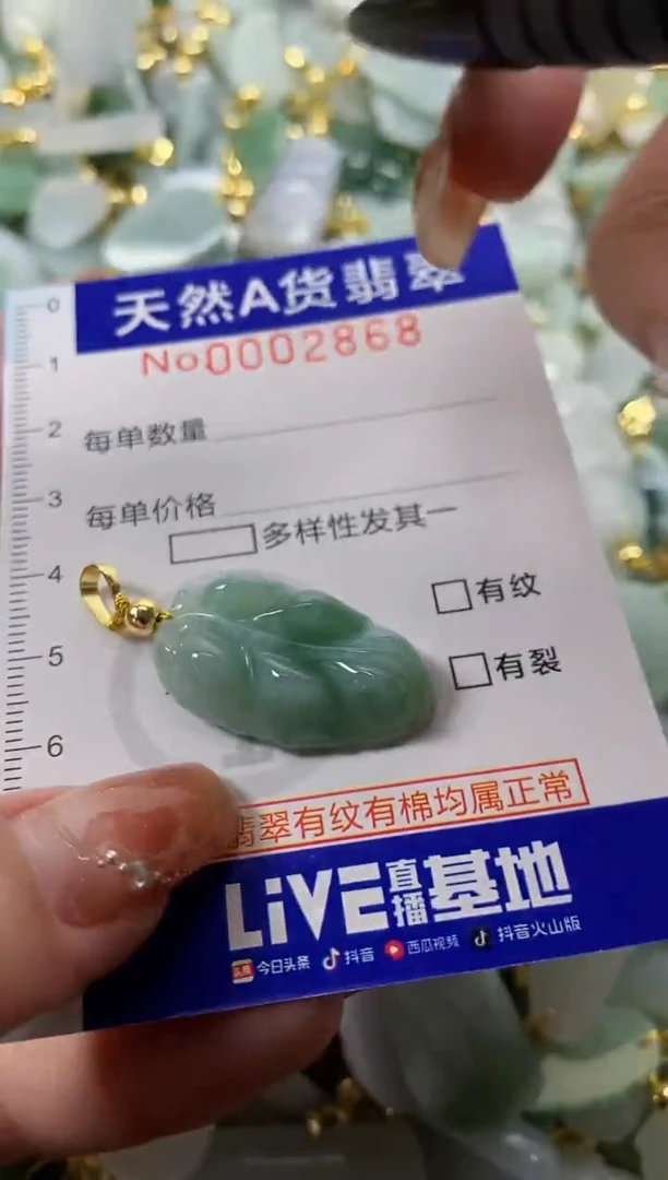 颈饰未镶嵌翡翠天然A货翡翠