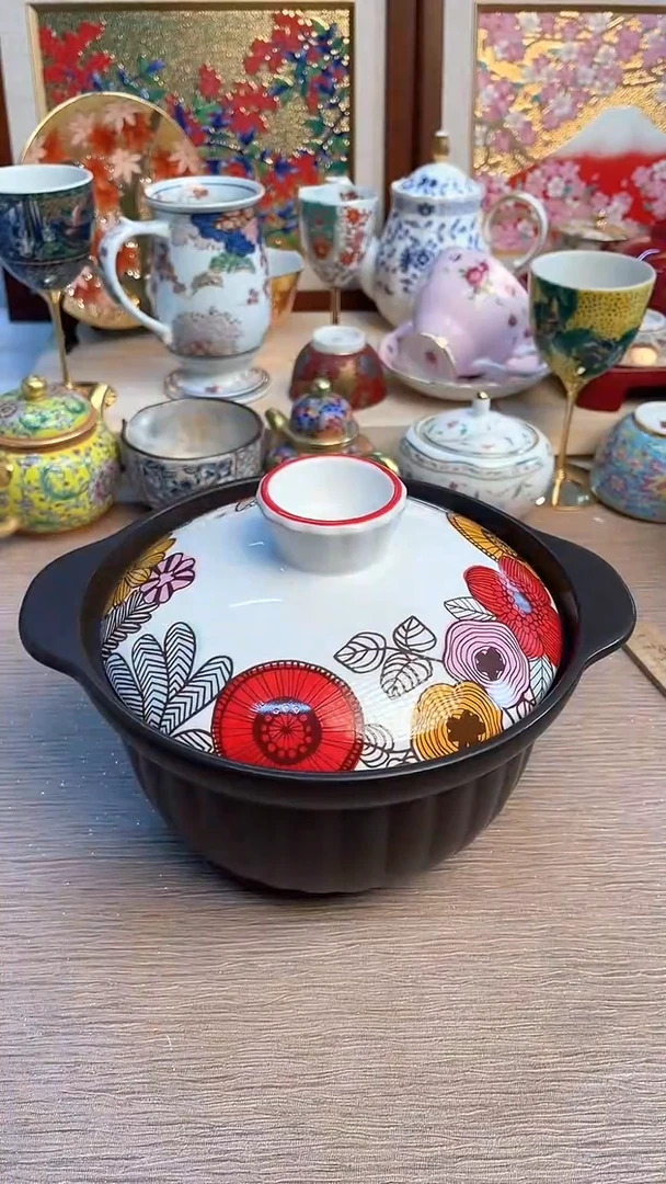 摆件陶瓷陶瓷1-2人锅