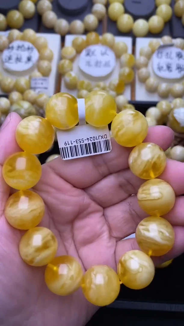 裸石琥珀未镶嵌大小姐珠宝严选38