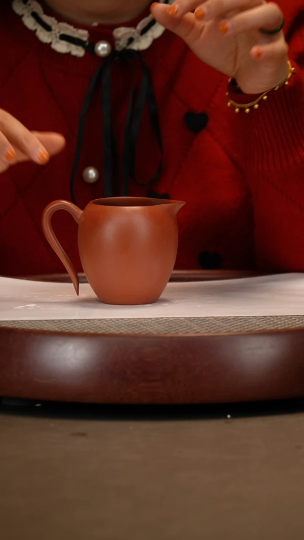 【闪购商品】紫砂茶具朱泥公道杯