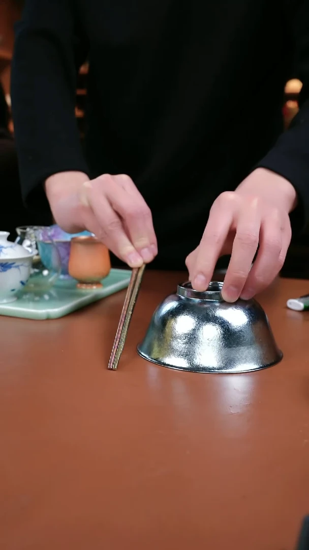 1辉哥粉丝福利 纯钛碗+纯钛筷子 蓝色