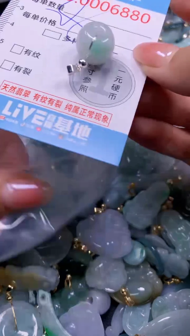 颈饰未镶嵌翡翠6880
