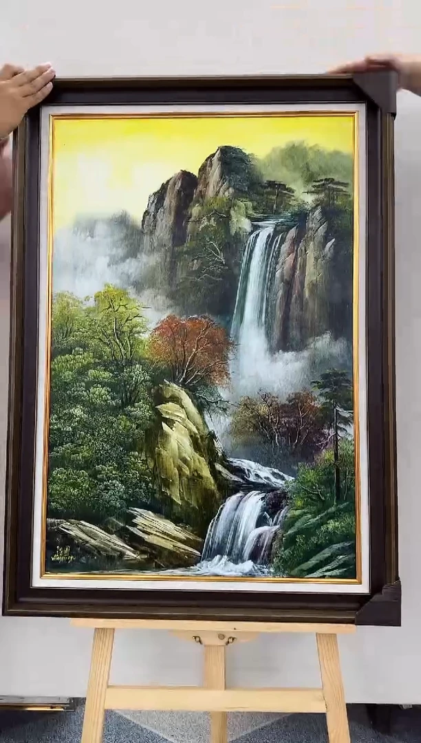 国画王东圃-油画山水作品