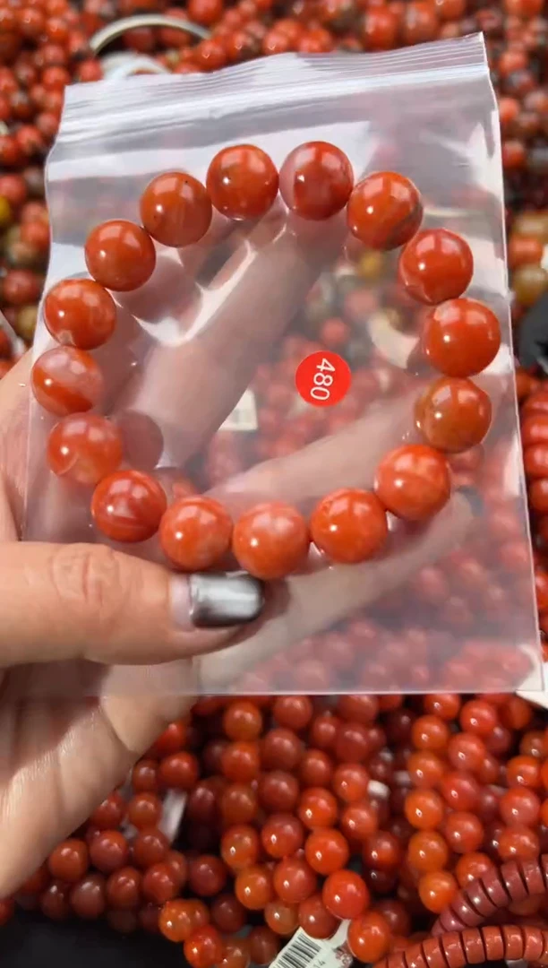 未镶嵌手串南红玛瑙13+