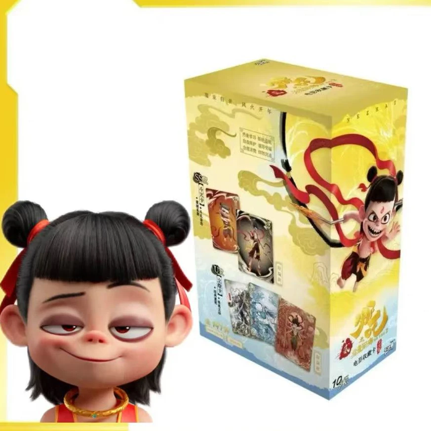 【拆盒/推推】《哪吒之魔童闹海》电影收藏卡EX版卡牌盲盒直播代拆