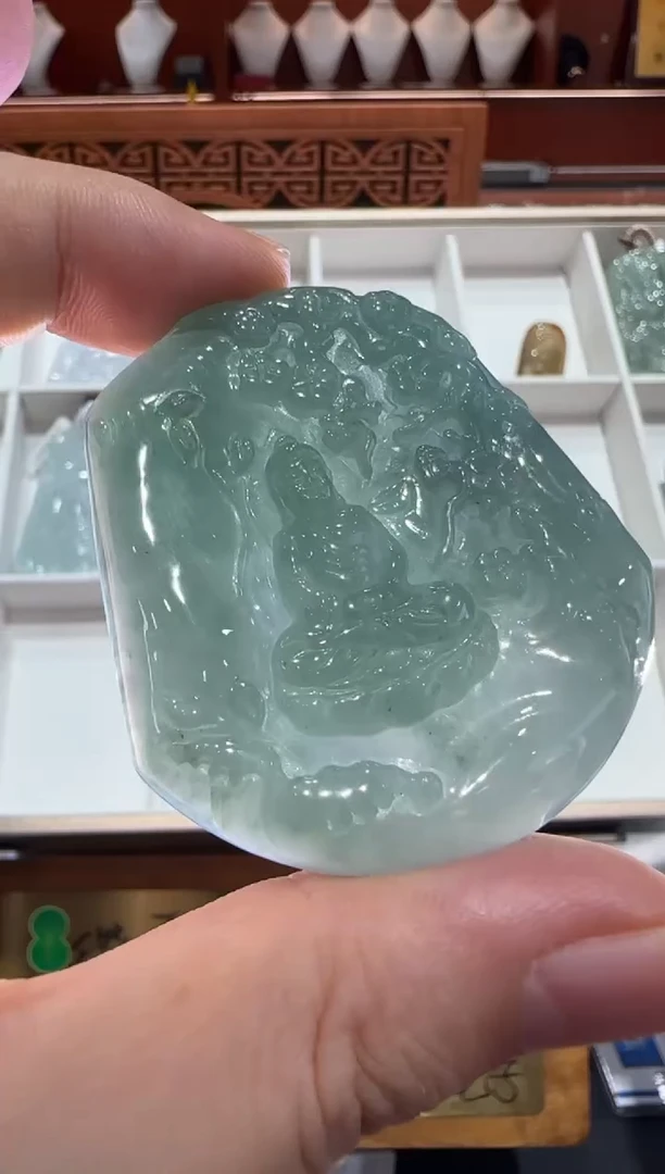 未镶嵌挂件翡翠A货翡翠多样性孤品