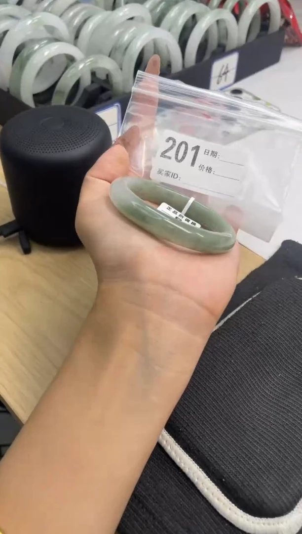 未镶嵌手镯石英质玉（天山翠）201