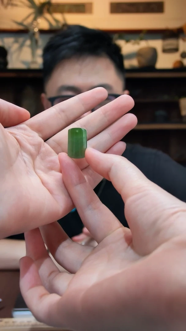 和田玉未镶嵌颈饰碧玉无事牌ZD多样性发一