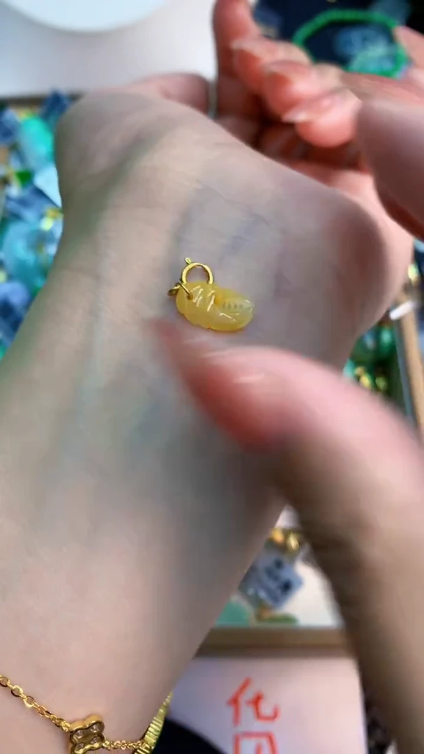 翡翠未镶嵌颈饰           1