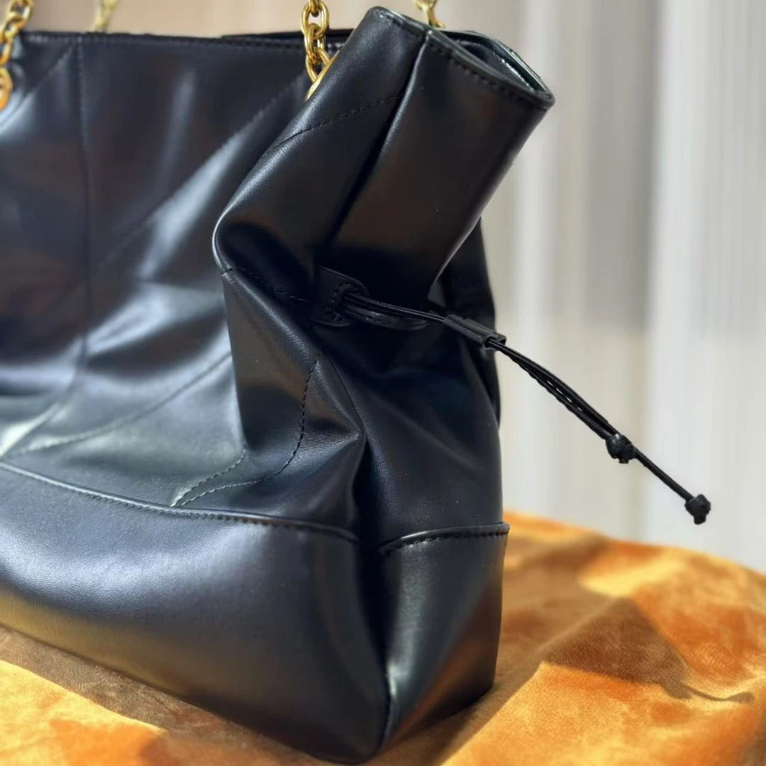 HIRMRIS手工真皮包550752-黑  中福肩链