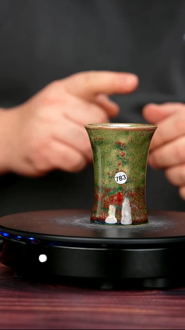 其他钧瓷783#盼龙窑一级品原矿钧瓷束腰杯