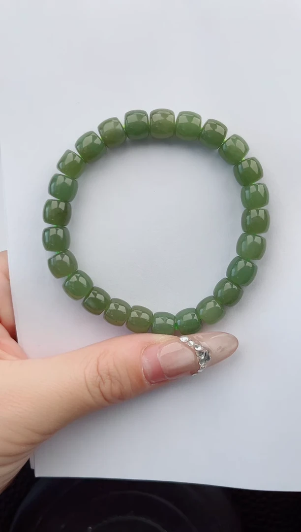 【闪购商品】和田玉手串未镶嵌555微色差T