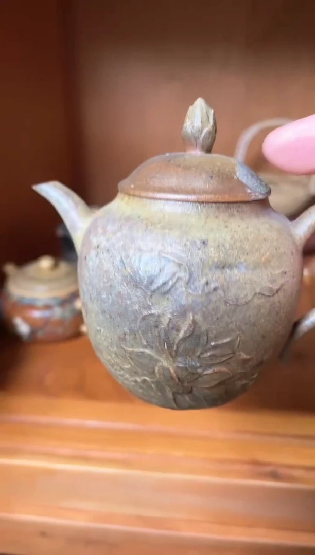 【闪购商品】紫砂茶壶仿古荷花壶