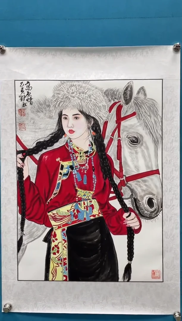 国画闪电购刘武绘画9