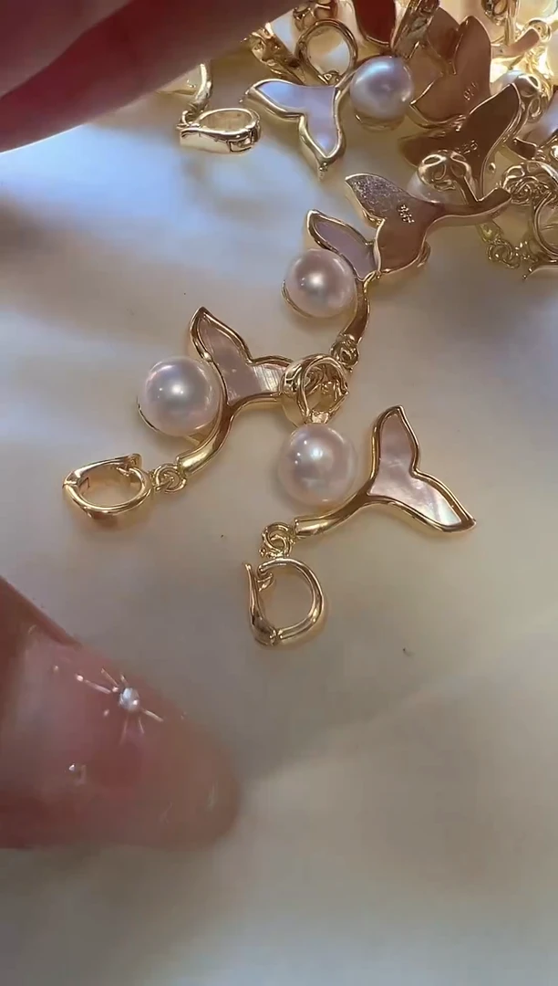 未镶嵌吊坠【不含链】淡水珍珠306多样性发货 发其一