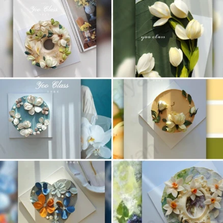 多样式刮花小蛋糕课程