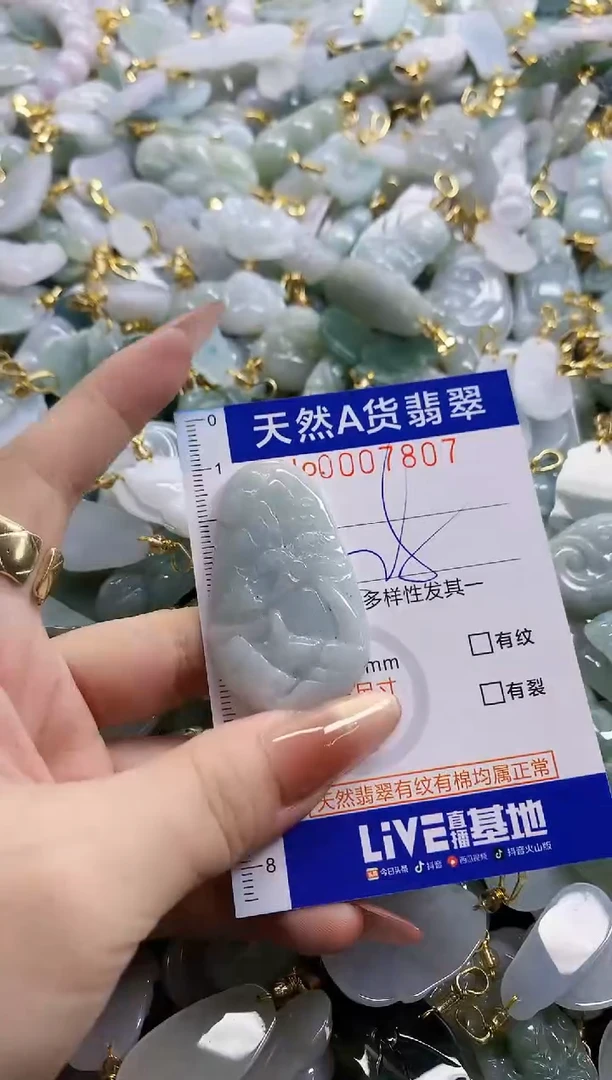 颈饰未镶嵌翡翠天然A货翡翠