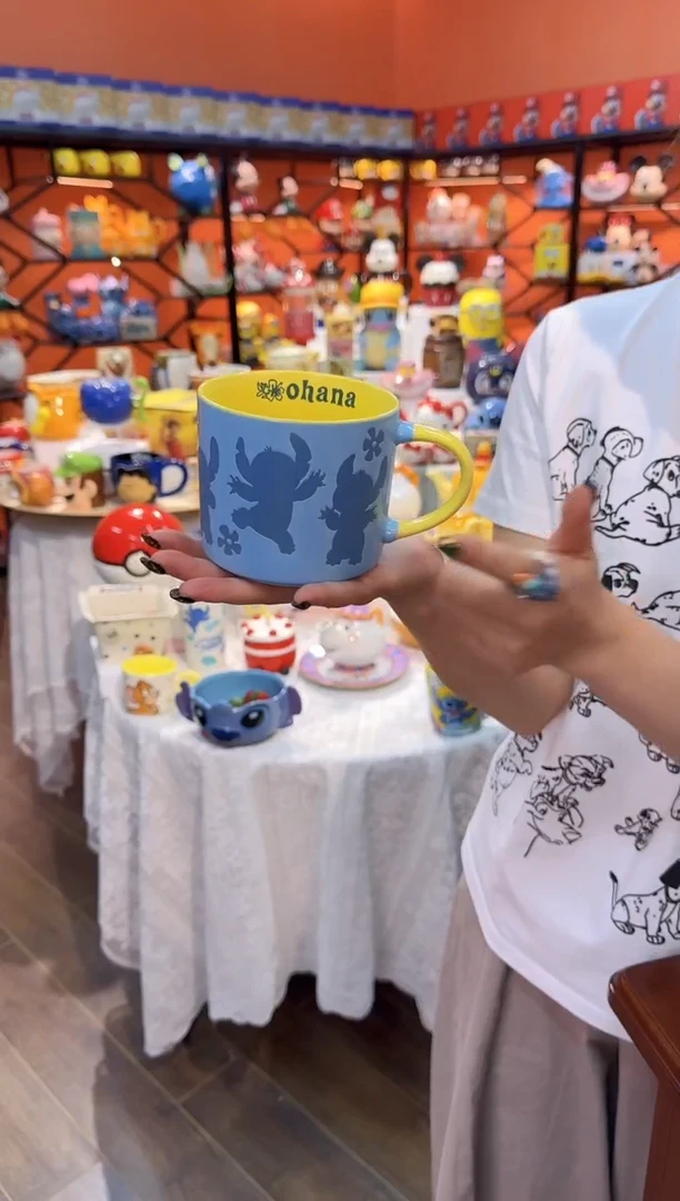 瓷片@@陶瓷杯史迪仔杯子