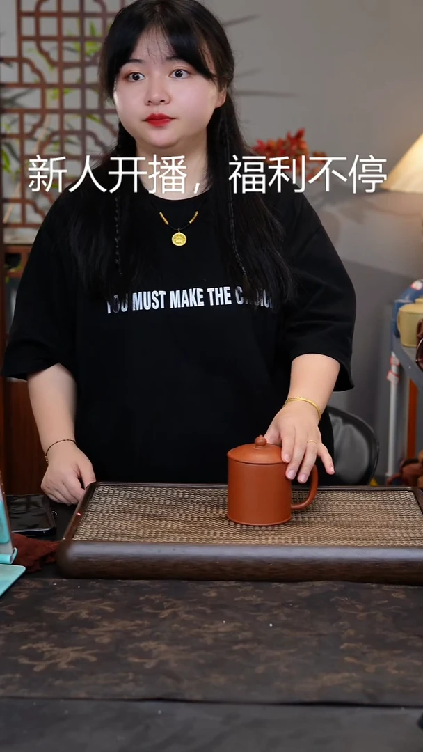 茶杯紫砂朱泥直筒