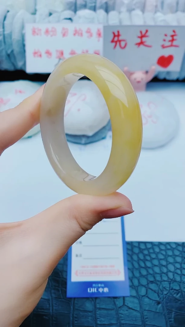 未镶嵌手镯石英质玉z272+51-52