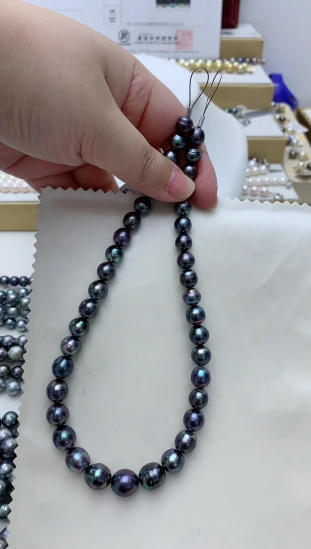 海水珍珠未镶嵌项链w14