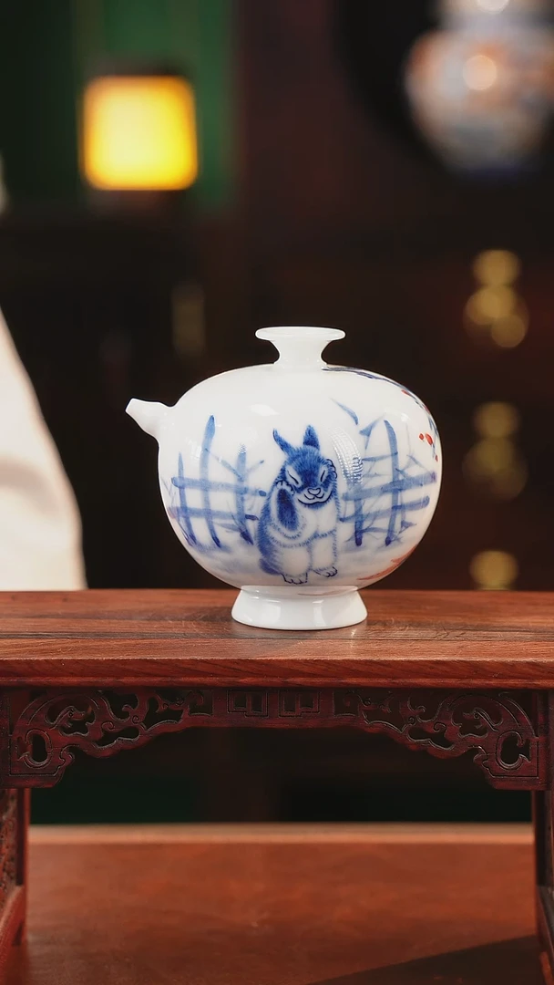 摆件景德镇手工高温陶瓷