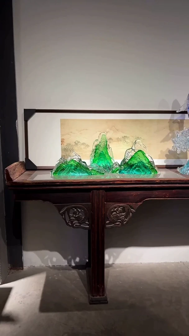 摆件琉璃0501062-123观山海一组