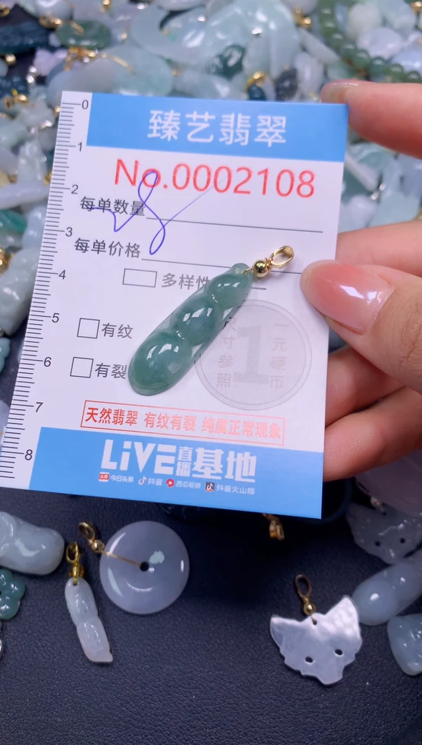颈饰未镶嵌翡翠2108