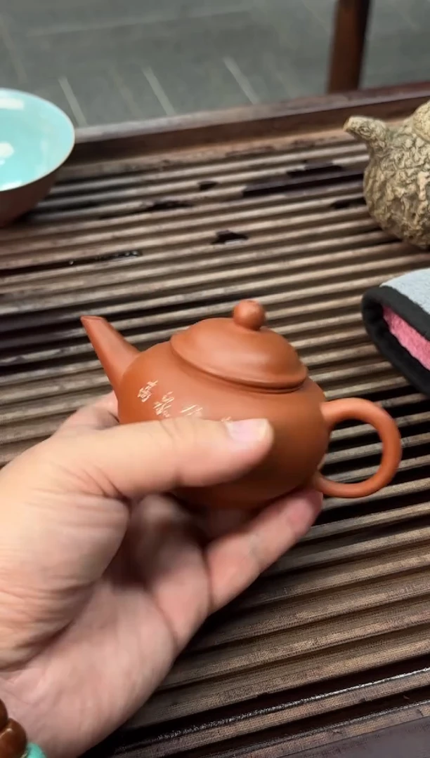 【闪购商品】紫砂茶壶高全发红泥水平
