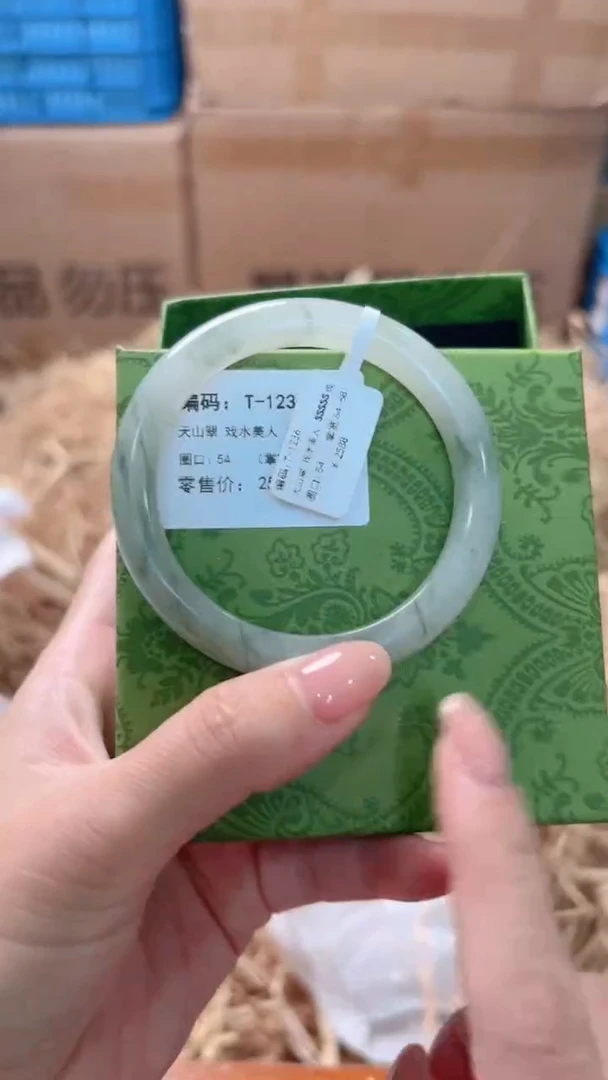 未镶嵌手镯石英质玉T-1236