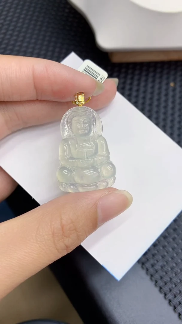 【闪购商品】翡翠颈饰18K金镶嵌            8