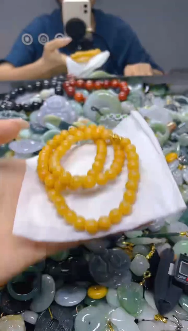 翡翠未镶嵌颈饰7MM/D/翡翠A货,一件也是批发价