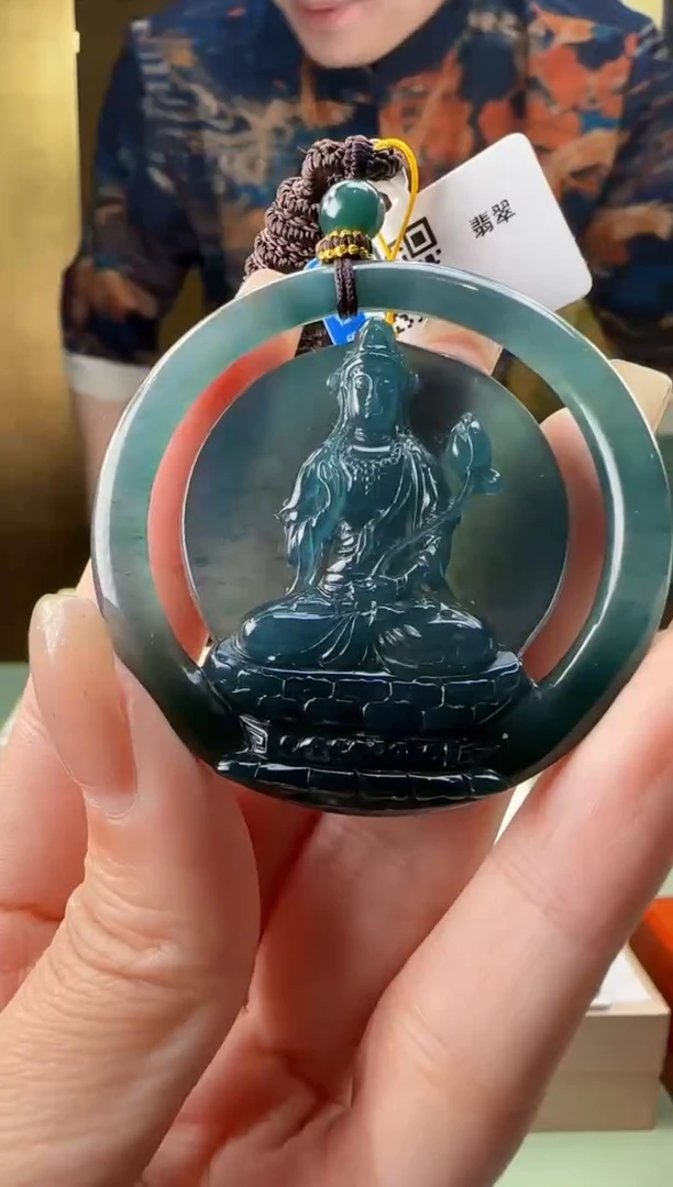 【闪购商品】翡翠吊坠(不含链)未镶嵌MM@@960Q3J12850