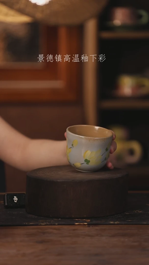 陶瓷景德镇高温釉下手绘陶瓷442