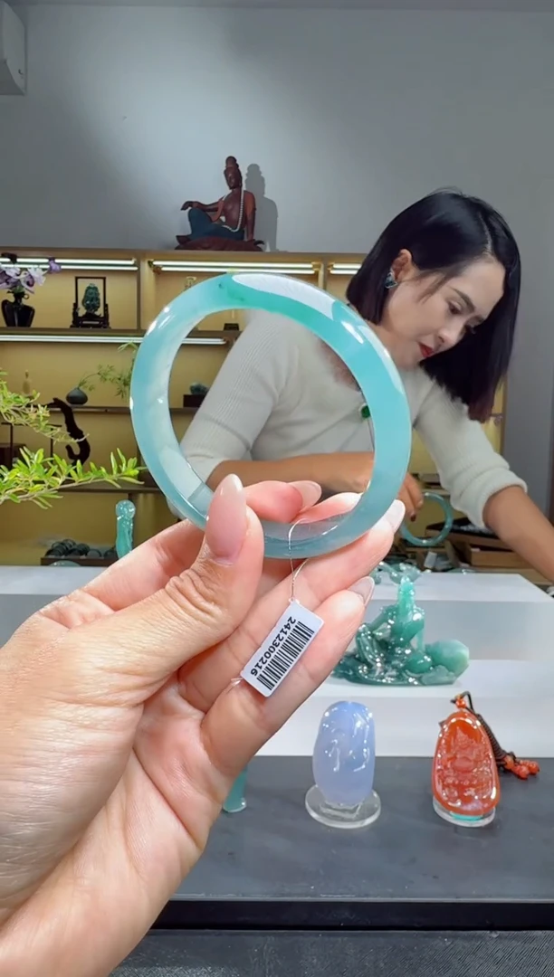 未镶嵌手镯翡翠53圈