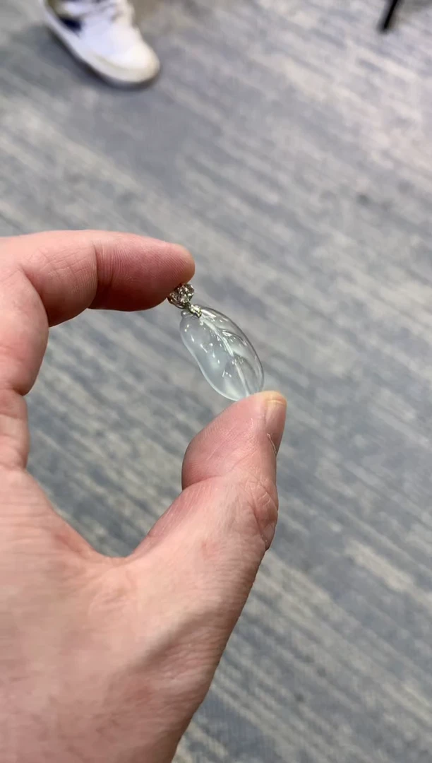 颈饰未镶嵌翡翠天然A货翡翠