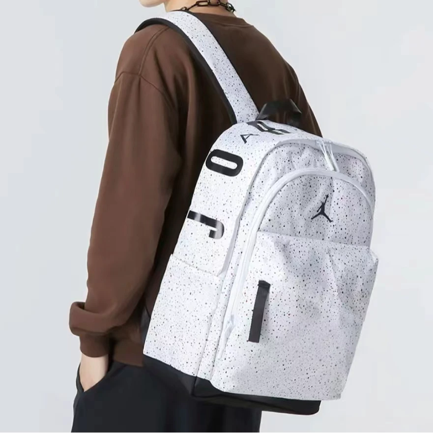 Air Jordan男女双肩包大号大容量学生初高中生书包满天星背包0172