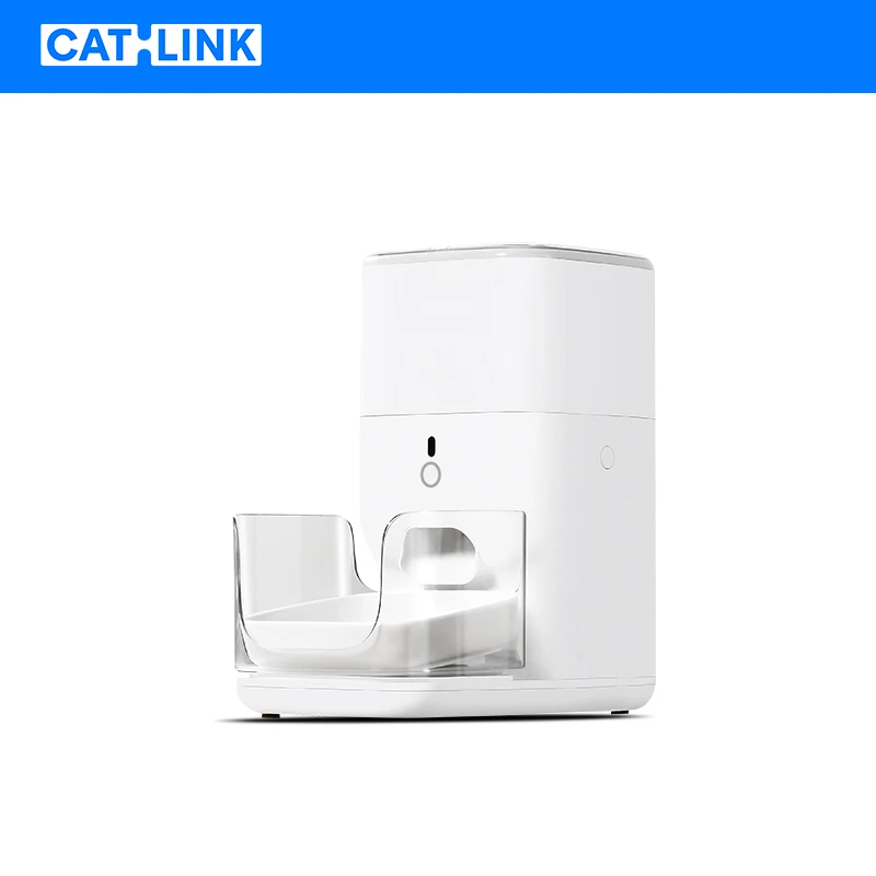 CATLINK自动喂食器超大干湿定时定量远程控制功能