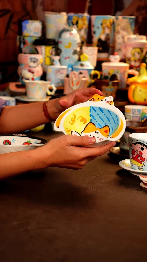 景德镇手工手绘杯杯