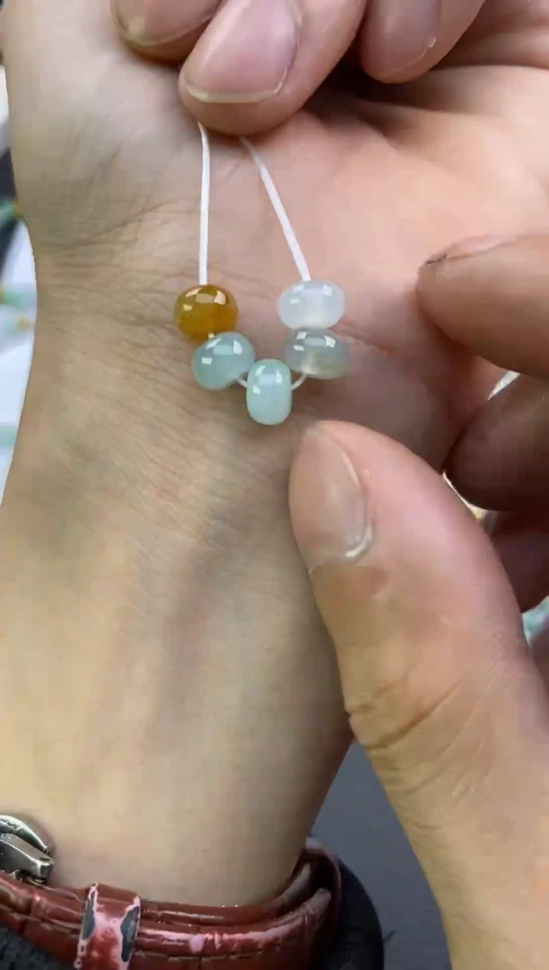 翡翠散珠22天然A货翡翠散珠卡