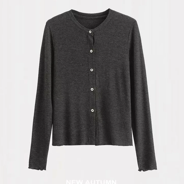 富姐-法奢舒适天丝女士开衫空调衫QD004