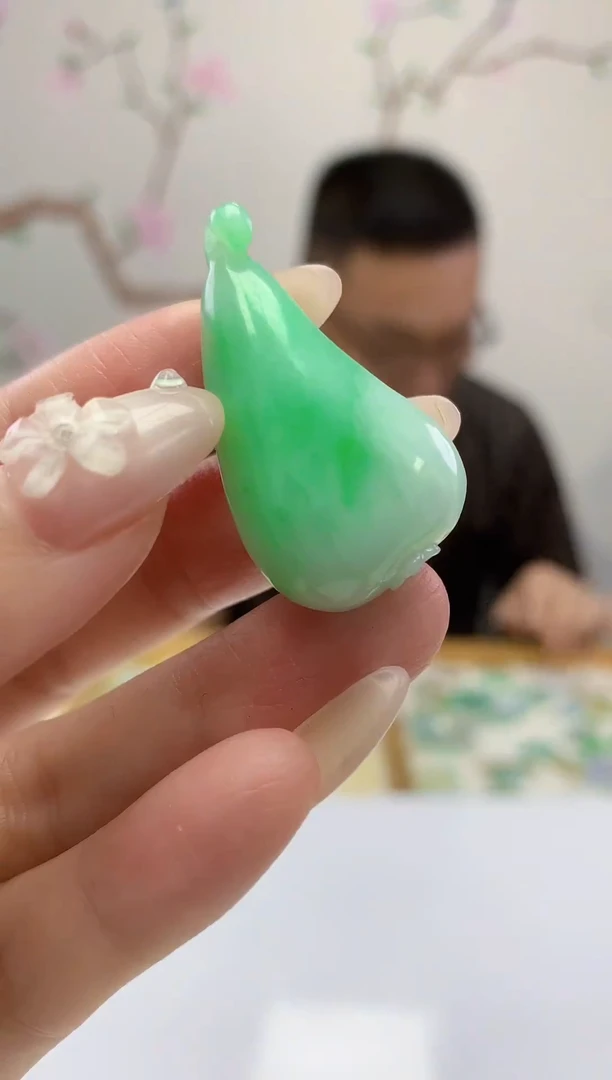 定制翡翠未镶嵌040xy-毛货福瓜87