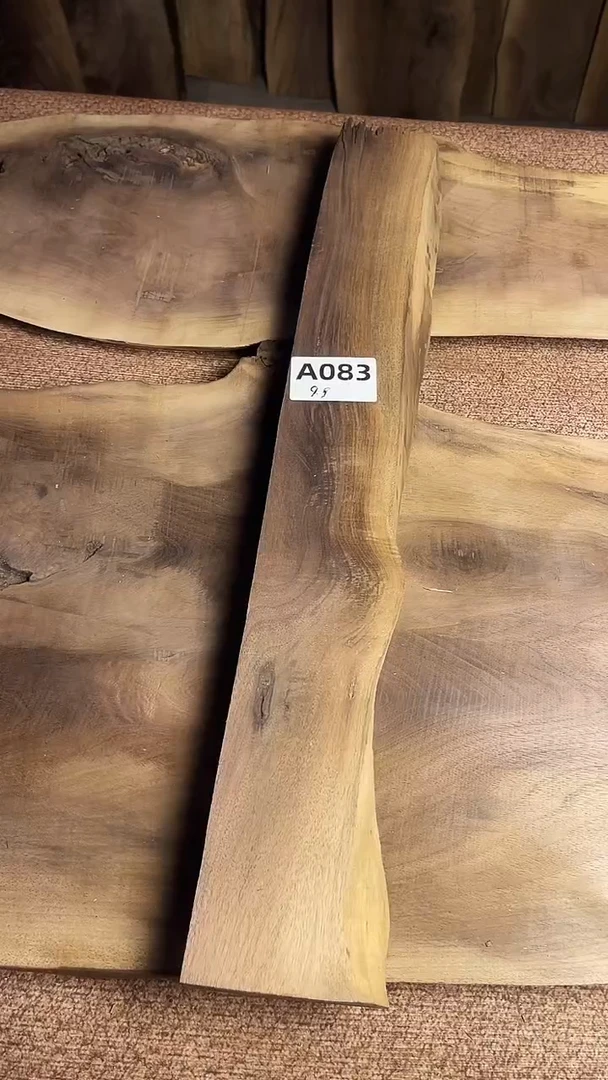 【闪购商品】北美黑胡桃木茶盘毛料A083