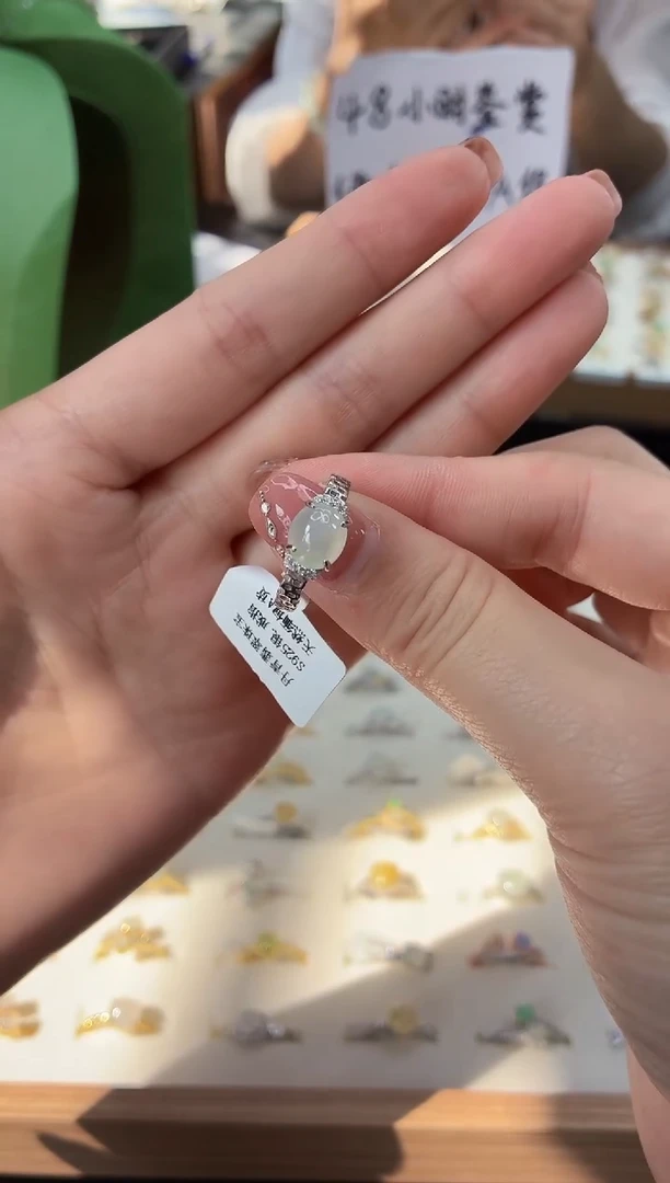 银S925镶嵌戒指翡翠1111111111