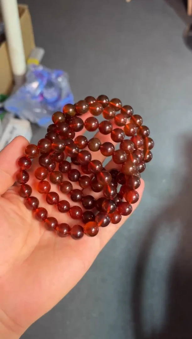 未镶嵌琥珀珠宝奇石多样性发一件/10mm