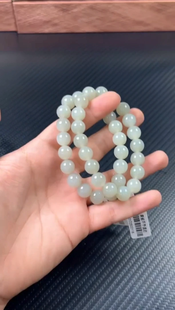 未镶嵌手串和田玉且末微色差近矿卡10 多样性发货拍一发一