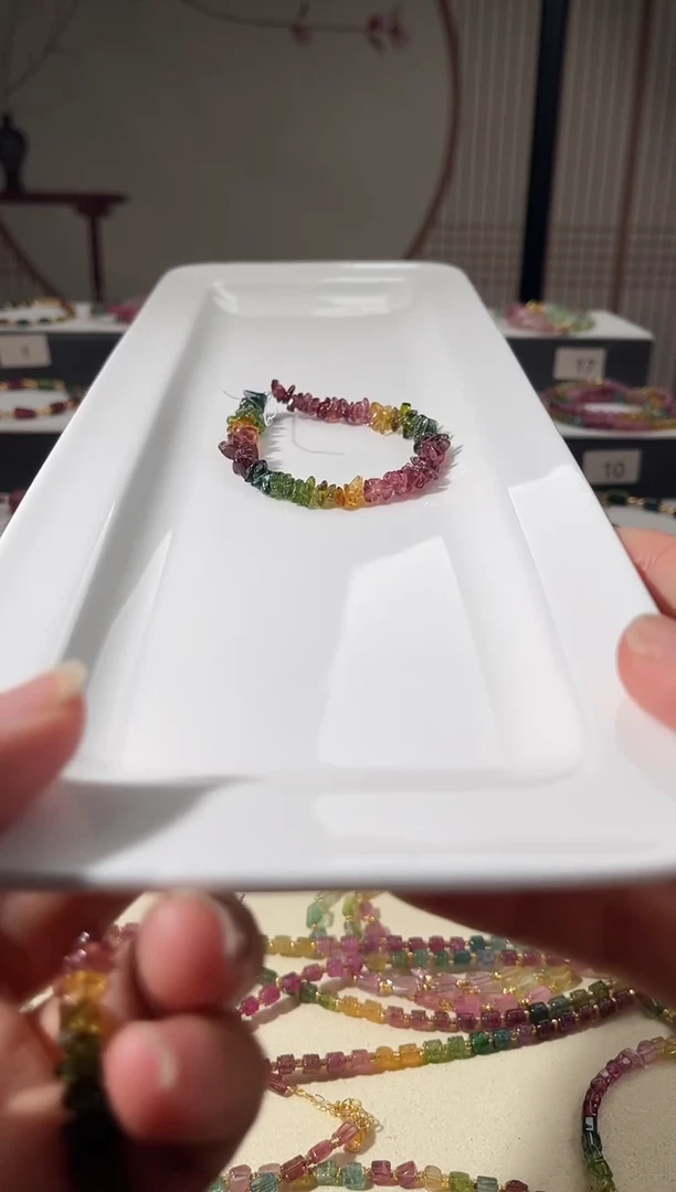 未镶嵌手链碧玺格*花6599