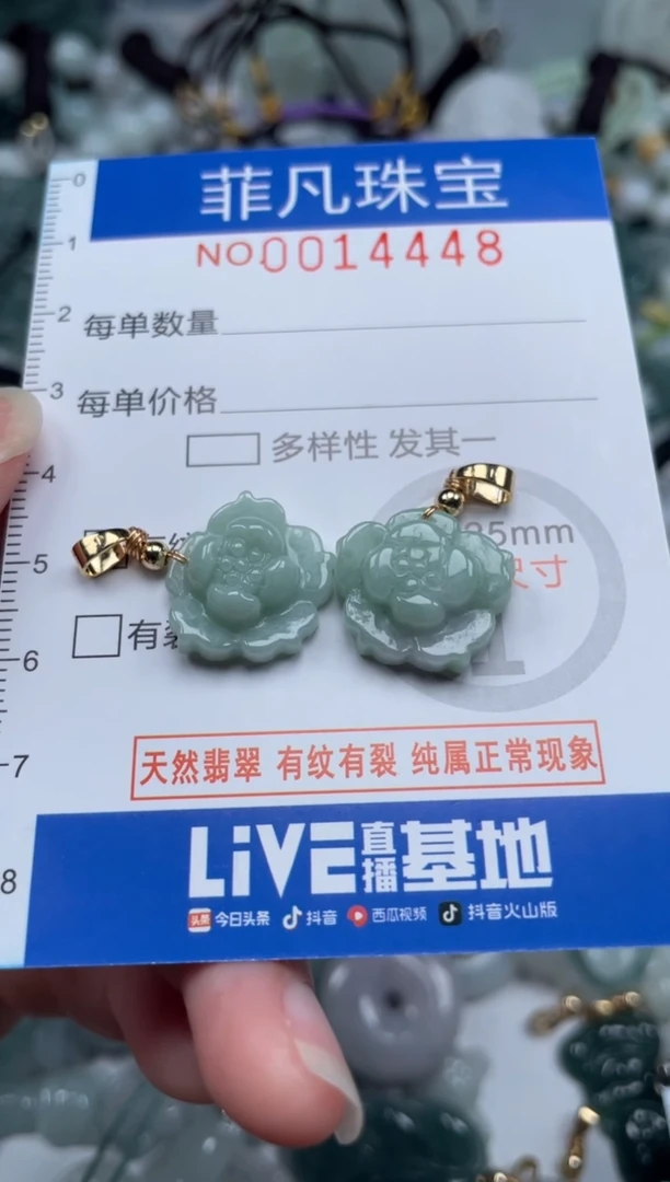 颈饰未镶嵌翡翠14448